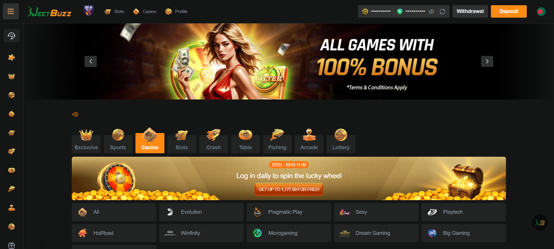 Special welcome bonuses at Jeetwin Bangladesh